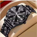 Men's Water Diamond Luxury Quartz