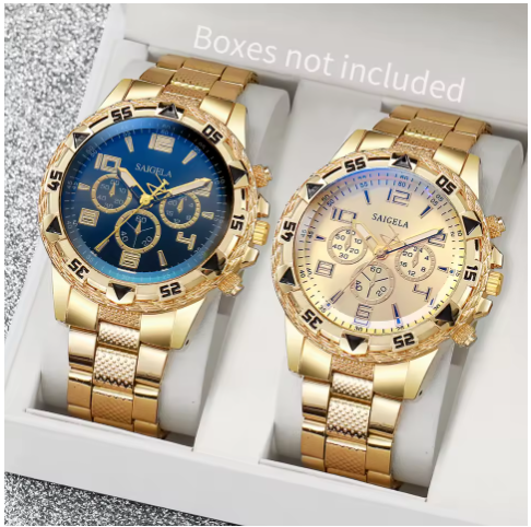 2pcs/set Men's Business Watches