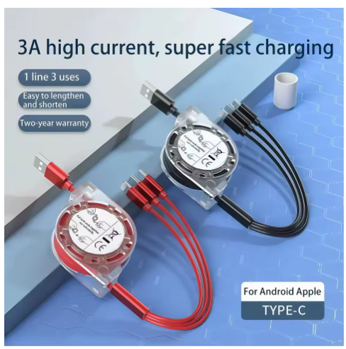 Stretch Go 3-in-1 USB Cable