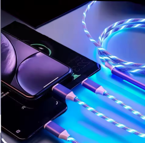 3 IN 1 Glowing LED Light Phone Charger