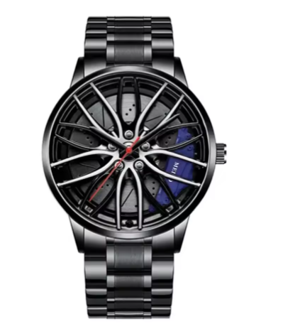 Men's Sports Car Wheel Watch