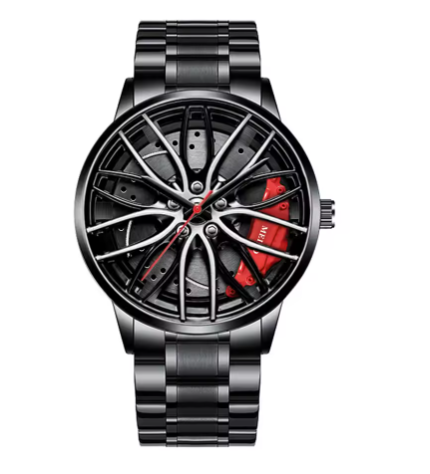 Men's Sports Car Wheel Watch