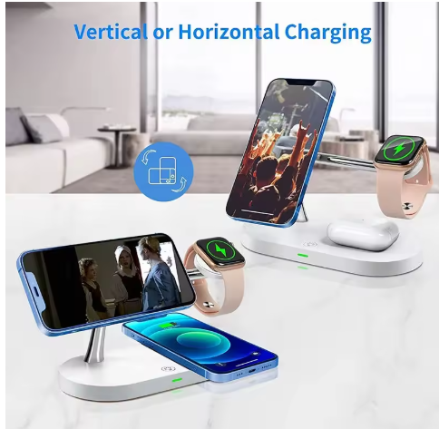 3 in 1 Wireless Charger Stand With Night Light