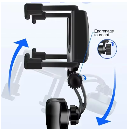 Rearview Mirror Phone Holder