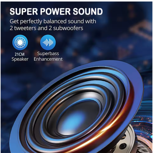 3000W Portable Bluetooth Speaker