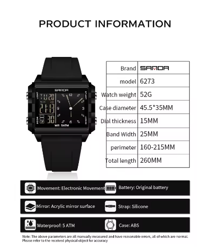 Double Duty Men's Watch