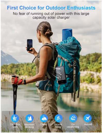 40,000maH power bank with solar