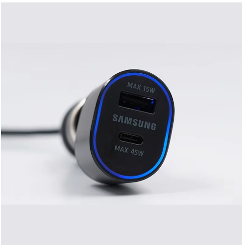 60W Samsung Car Charger With USB Type C Cord