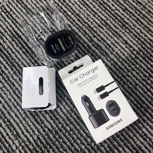 60W Samsung Car Charger With USB Type C Cord