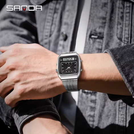 Square face Multifunction Men's Watch