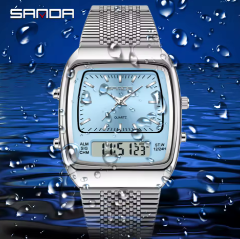 Square face Multifunction Men's Watch