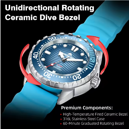 Solar Powered Diver's Watch