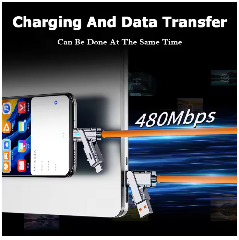 Universal data and charging cord