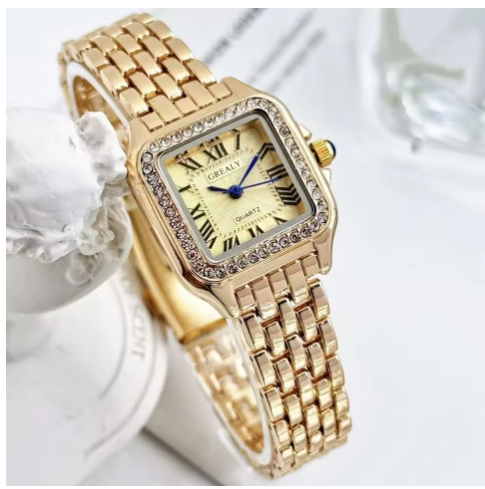 Ladies Square Luxury Watch