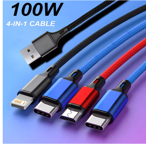 4 In 1 USB charging cable