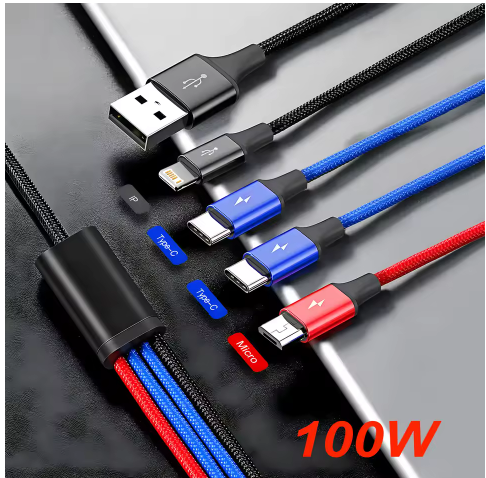 4 In 1 USB charging cable
