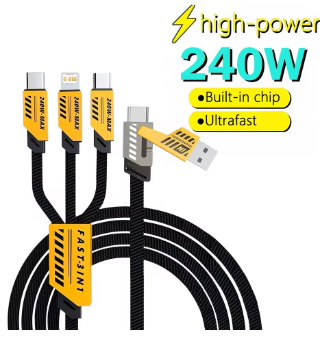 3 In 2 240W Fast Charging Cord