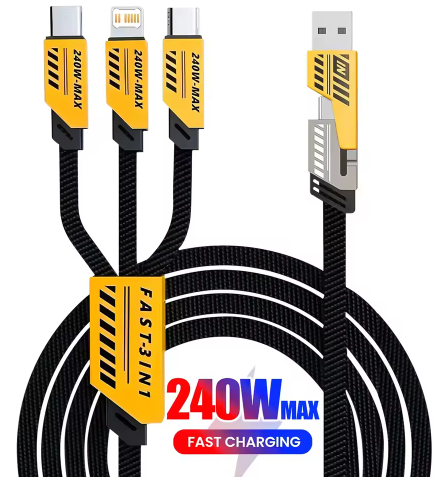 3 In 2 240W Fast Charging Cord