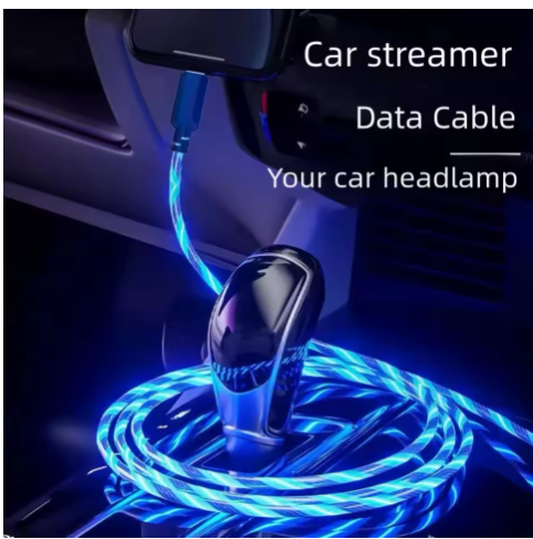 3 IN 1 Glowing LED Light Phone Charger