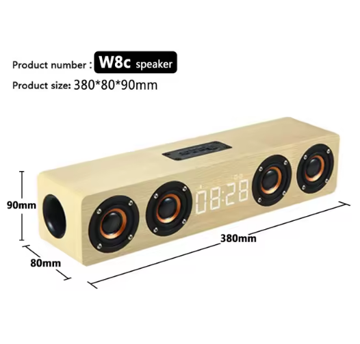 Wooden 4 Speaker Subwoofer