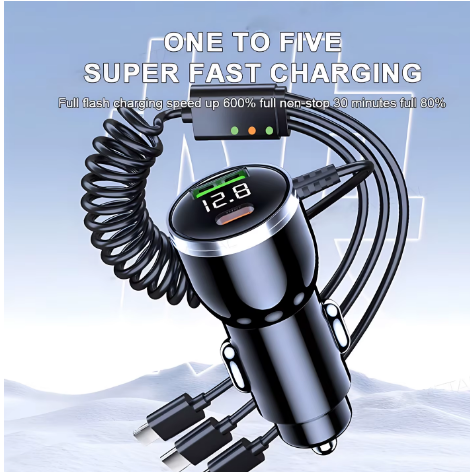5 Way Car Charger