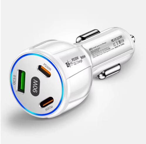 90W Fast Charger 3 Ports