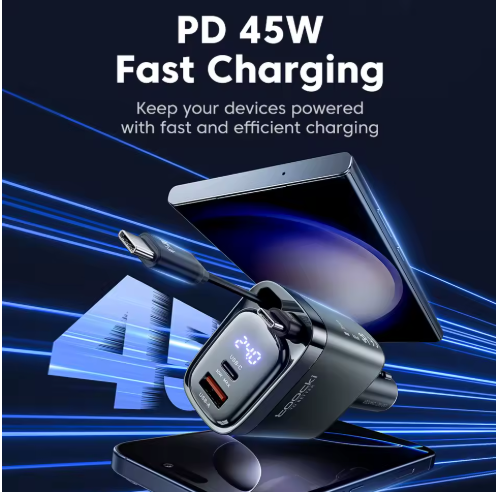 4 IN 1 Retractable Car Charger