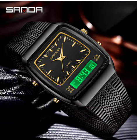 Square face Multifunction Men's Watch