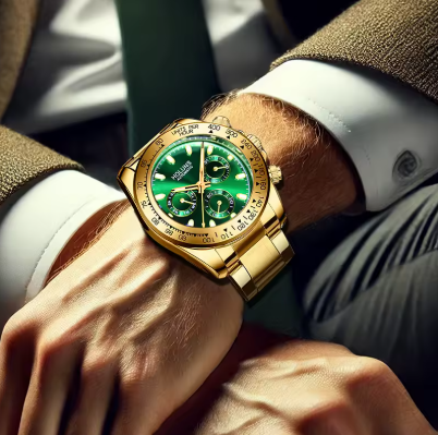 Green Vintage Men's Watch