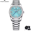 Luxury Quartz Watch For Women Fashion Waterproof Sapphire Clock