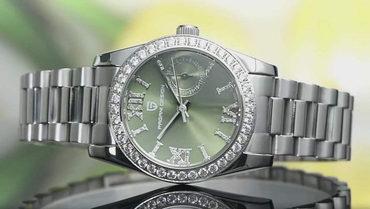 Luxury Quartz Watch For Women Fashion Waterproof Sapphire Clock