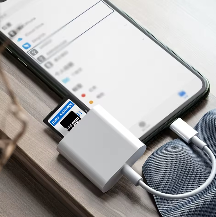 2 in 1 OTG Type C Card Reader USB Flash Drive SD TF for iPad Tablet Type C to Smart Memory Card