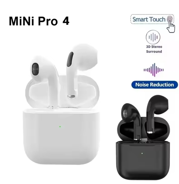 2025 Air Pro 4 TWS Bluetooth Earphones Mini Headset For PC Android Apple iPhone Earbuds Accessories
