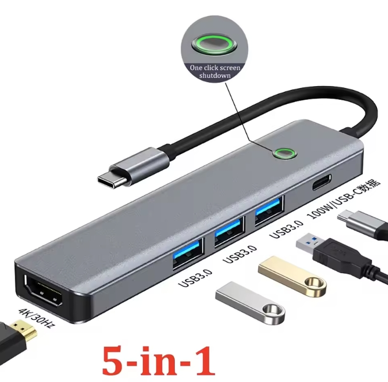 Docking Station Splitter\ for MacBook PC USB Hub
